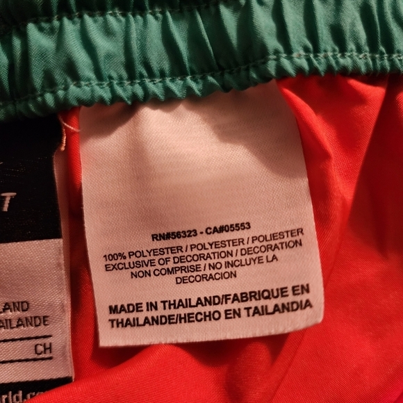 Nike Dri-Fit Orange Teal Lined Athletic Running Shorts Women's Small S Cute EUC - Picture 8 of 9